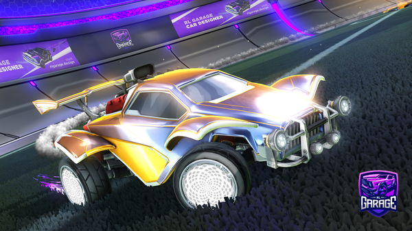 A Rocket League car design from Amiguinhoespancaxota