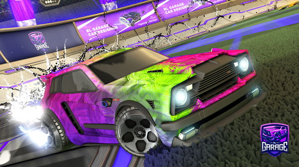 A Rocket League car design from Carolauzon
