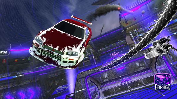 A Rocket League car design from akaBarrett