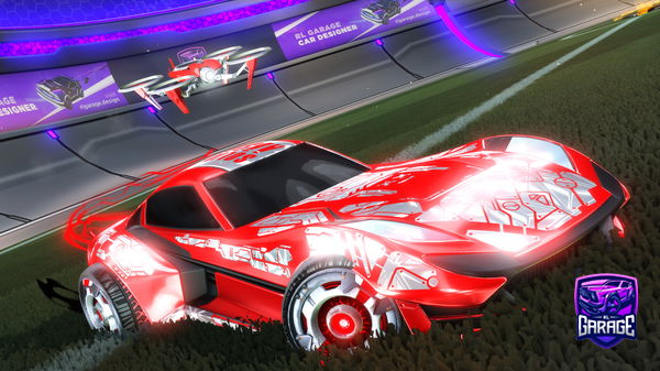 A Rocket League car design from -L1GHTN1NG-