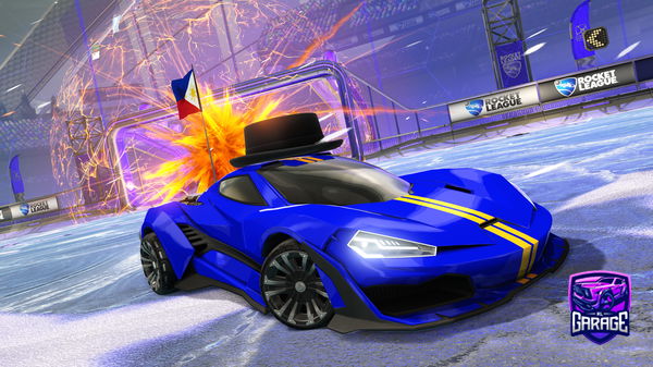 A Rocket League car design from RLGarage