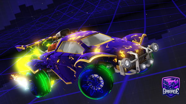 A Rocket League car design from GrrGttPaow