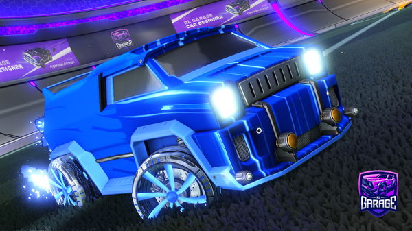 A Rocket League car design from DavidWondeRR