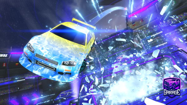 A Rocket League car design from SmashingRhino22