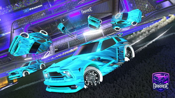 A Rocket League car design from sneakers81