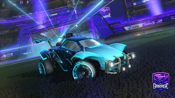A Rocket League car design from Cedimox