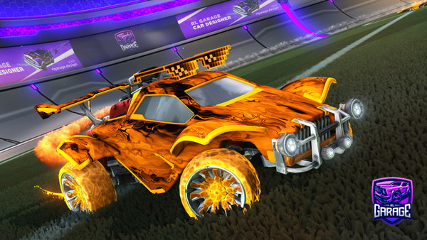 A Rocket League car design from Spookaluke09