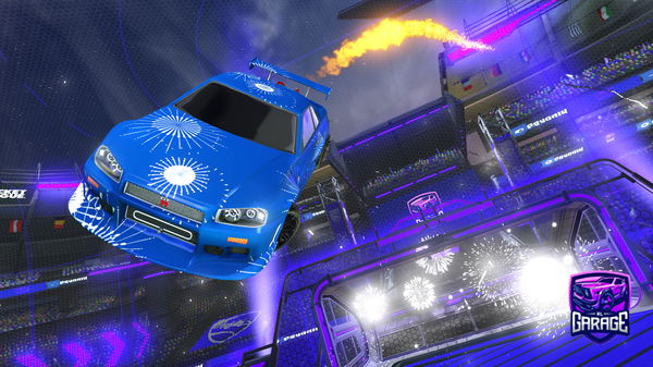 A Rocket League car design from J3LTE