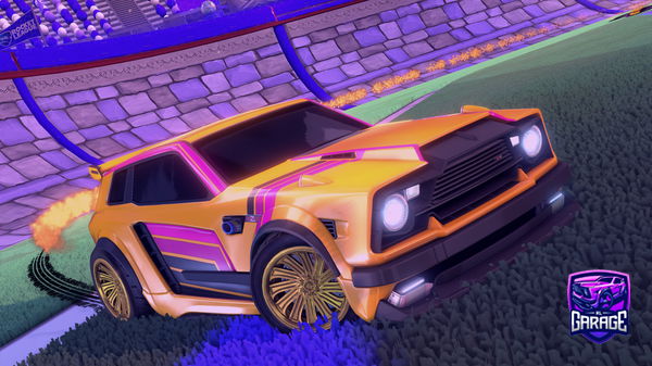 A Rocket League car design from a_boy