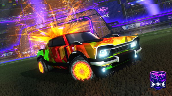 A Rocket League car design from Lacky_zd2