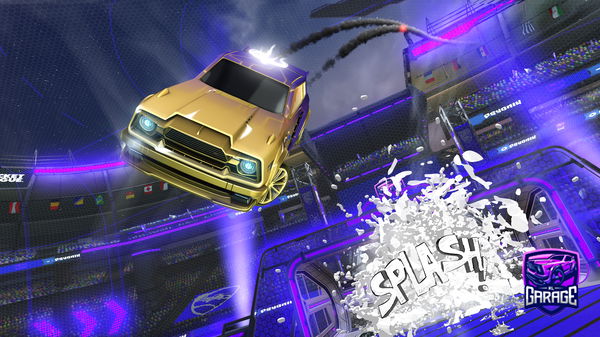 A Rocket League car design from EdarkLive