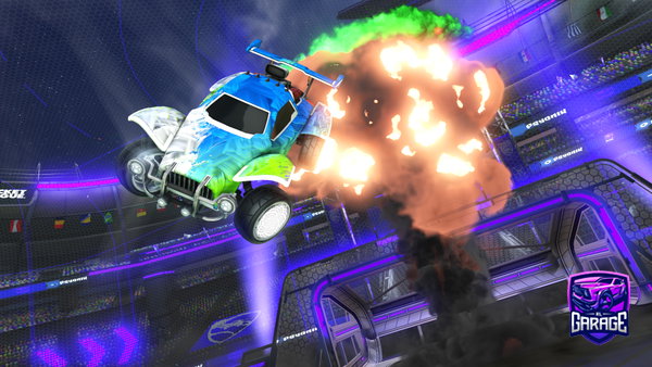 A Rocket League car design from Xxretop_jerryxX