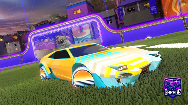 A Rocket League car design from Emi217E