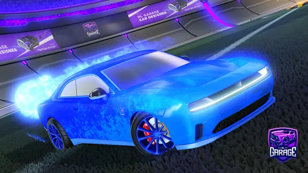 A Rocket League car design from KingCucumber