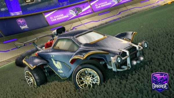 A Rocket League car design from Unpluggt