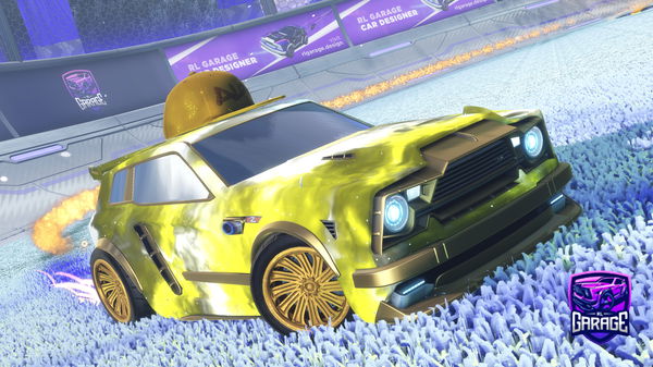 A Rocket League car design from DUSKNASCAR1800