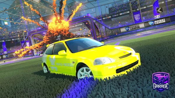 A Rocket League car design from flatout_johnny