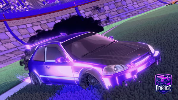 A Rocket League car design from Zurinko