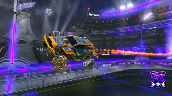 A Rocket League car design from Castrenza