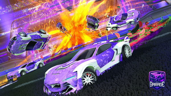 A Rocket League car design from GameJockey14