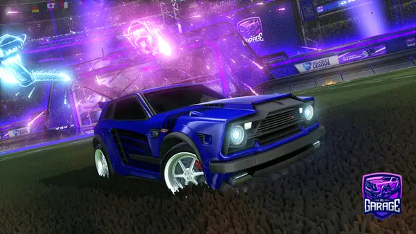 A Rocket League car design from Warpcreator