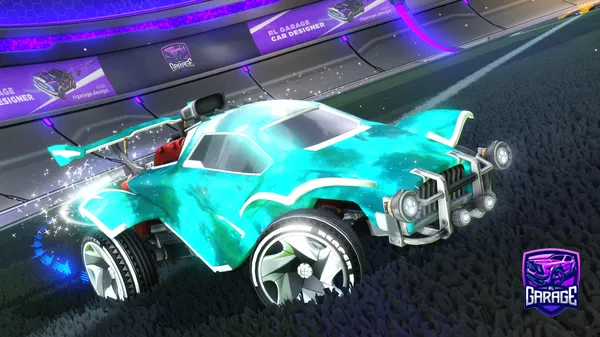 A Rocket League car design from skull499