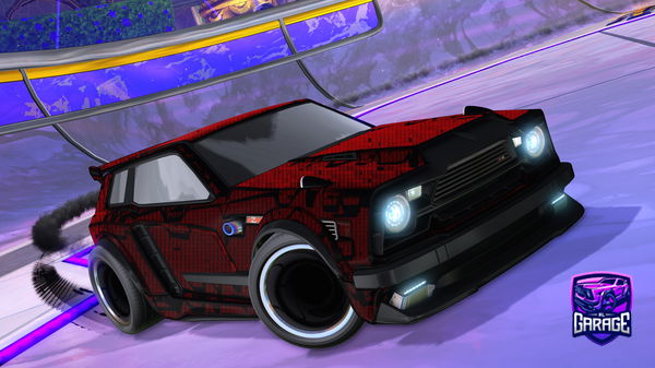 A Rocket League car design from jp18887