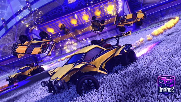 A Rocket League car design from X7-Ha7za