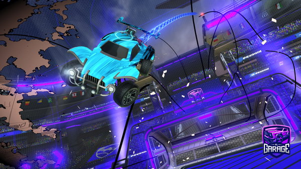 A Rocket League car design from lobster84