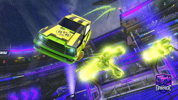 A Rocket League car design from RowYouKnow99