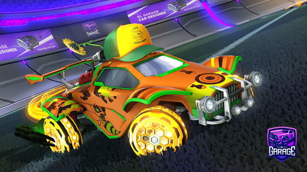 A Rocket League car design from zap88