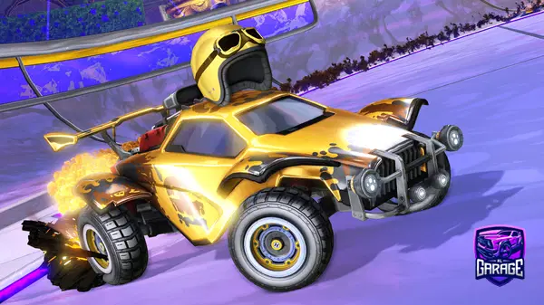 A Rocket League car design from Blueberries