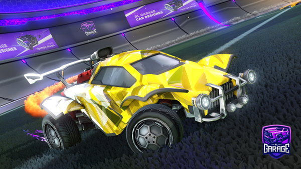 A Rocket League car design from BitC0nfus3d