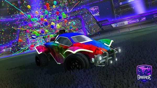 A Rocket League car design from Couplekisscamera