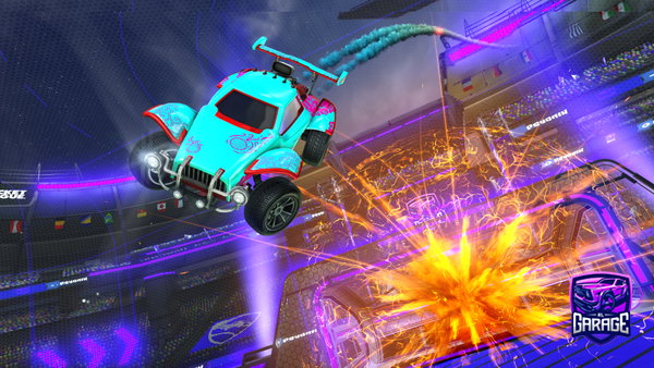 A Rocket League car design from Oxji2