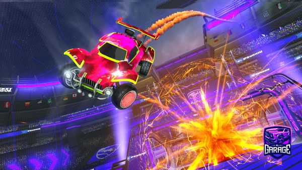 A Rocket League car design from yoyofrito