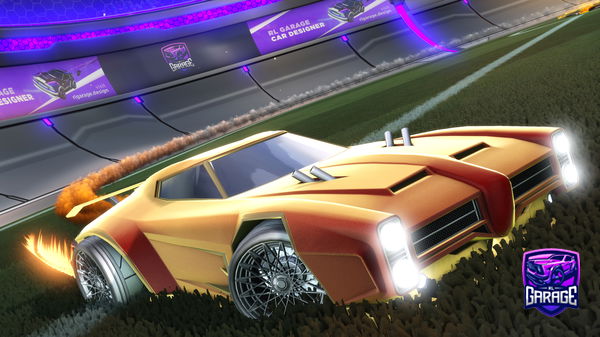 A Rocket League car design from CrunchyGears