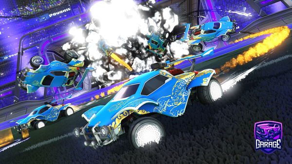 A Rocket League car design from Yuno2alive