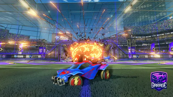 A Rocket League car design from Binaryman4231