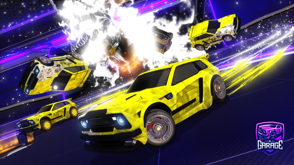 A Rocket League car design from aqumabtw