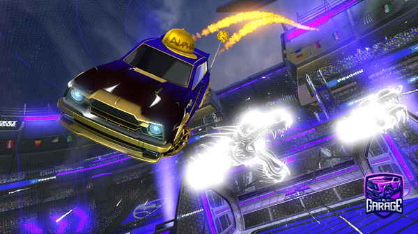 A Rocket League car design from Poppydog8625