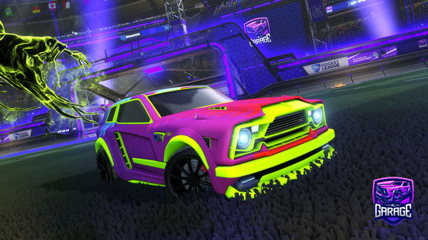 A Rocket League car design from Lucaeujskdjejnr