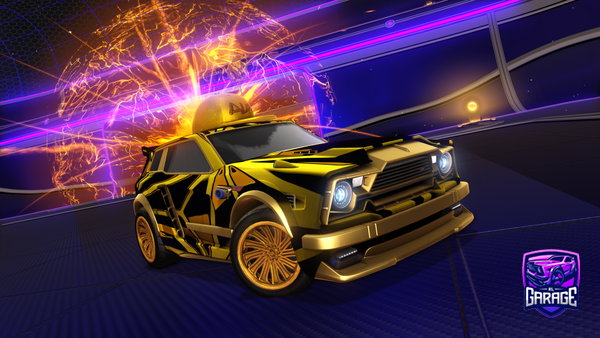 A Rocket League car design from Lampostmis