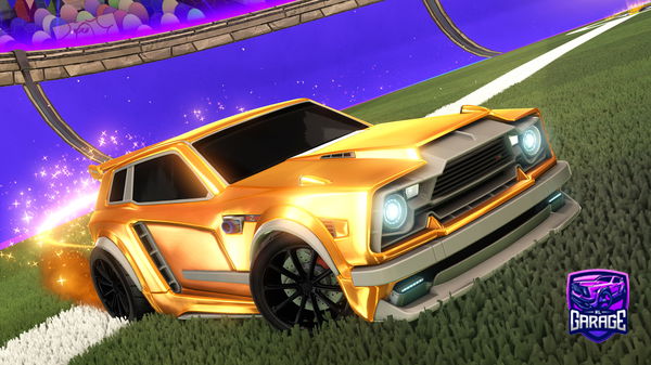 A Rocket League car design from Barycapa