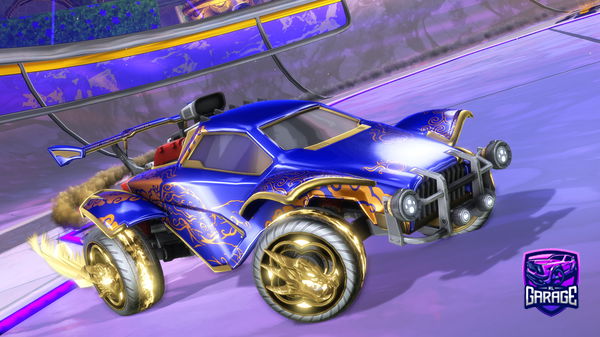 A Rocket League car design from xYousha