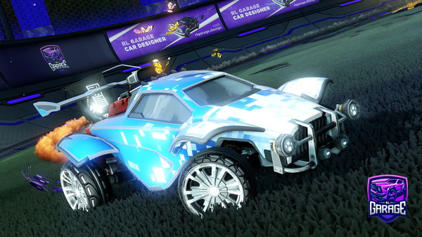 A Rocket League car design from iflu4210