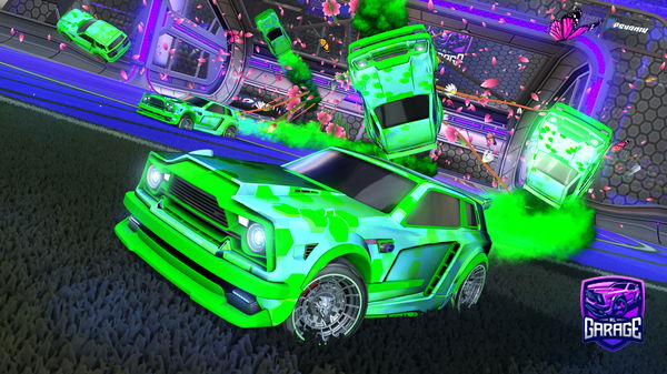 A Rocket League car design from 1akerrr