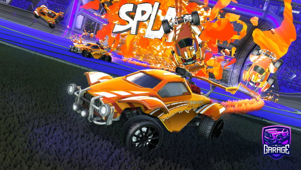 A Rocket League car design from Koctopuz