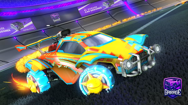 A Rocket League car design from 2hands