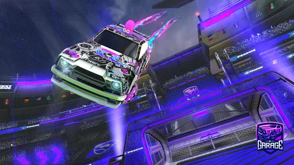 A Rocket League car design from KONRADox1992
